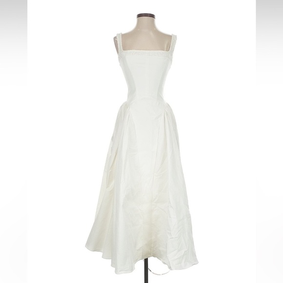 House of CB Dorothy white cotton midi sundress - Picture 16 of 16